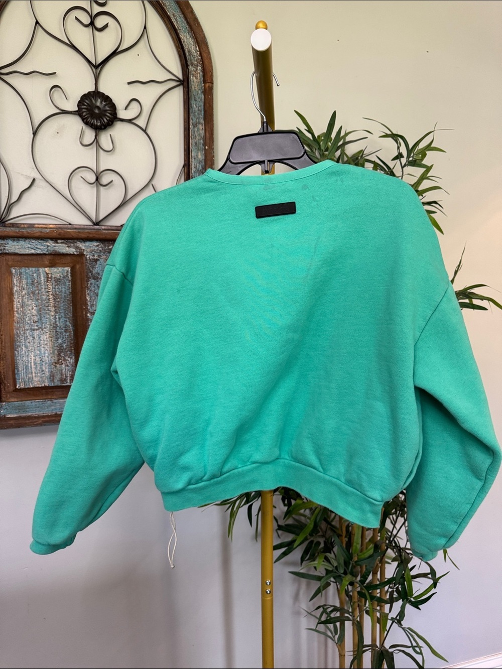 Fear of God Turquoise Crewneck Sweatshirt with pockets 12 - Picture 8 of 16